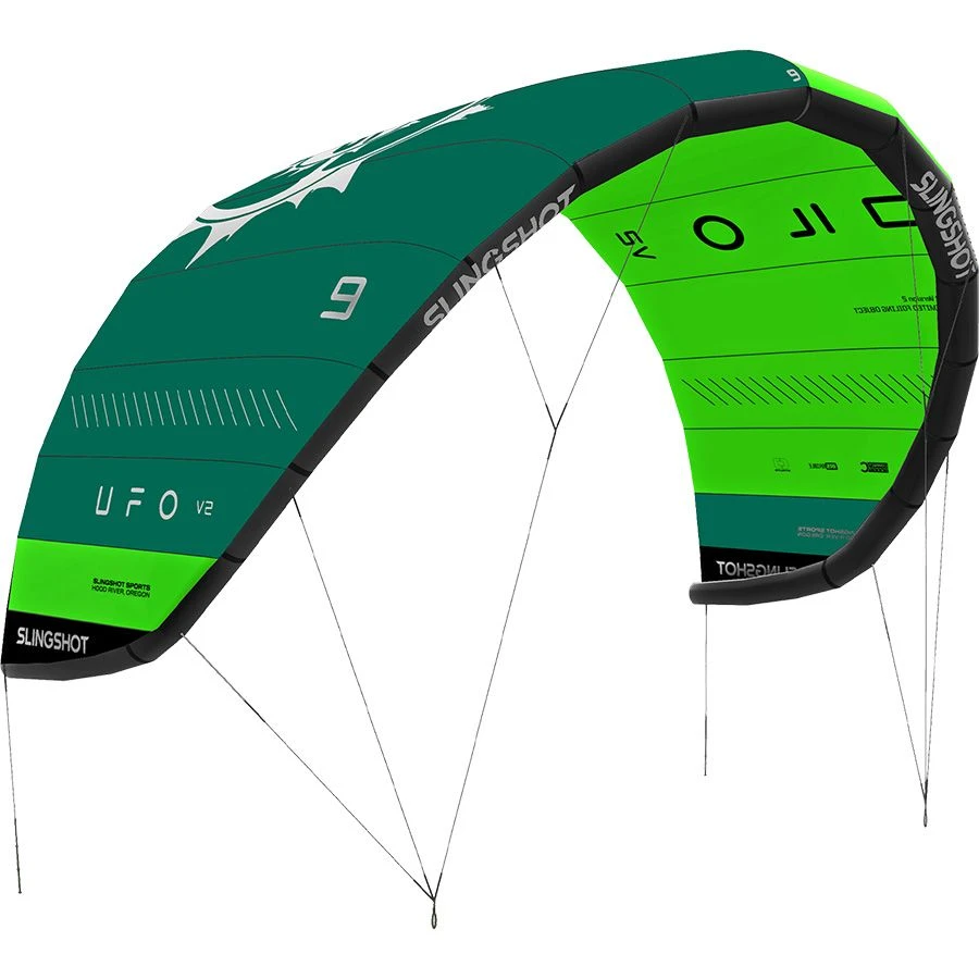 Slingshot UFO V2 Limited Edition Green Zero Strut Foil Kite - 30% Off Discounts Apply ! 2 Slingshot UFO V2 Limited Edition Green Zero Strut Foil Kite - 30% Off Discounts Apply ! - Image 2