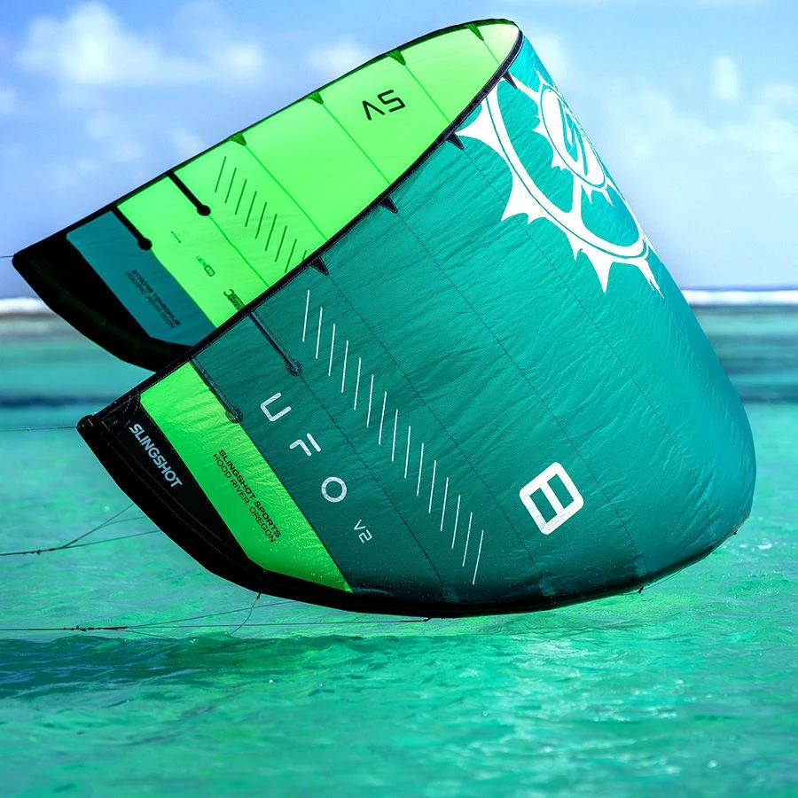 Slingshot UFO V2 Limited Edition Green Zero Strut Foil Kite - 30% Off Discounts Apply ! 5 Slingshot UFO V2 Limited Edition Green Zero Strut Foil Kite - 30% Off Discounts Apply ! - Image 5
